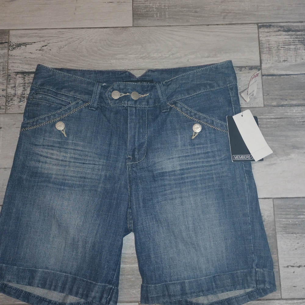 Members Only Blue Jean Shorts